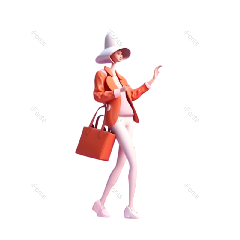 卡通图片,鞋子元素,美女PNG,网上购物免抠素材